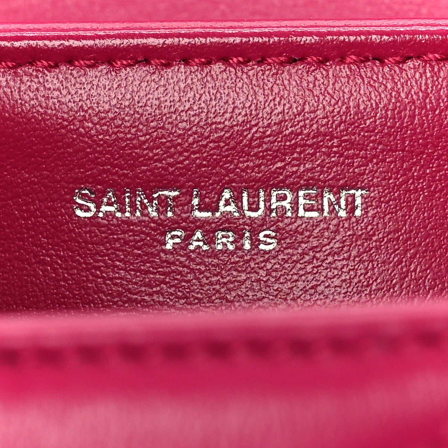 Saint Laurent Calfskin Y Quilted Monogram Toy Loulou Crossbody Bag Freesia 6 of 8