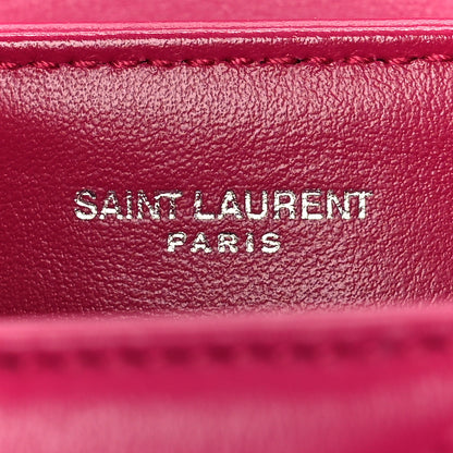Saint Laurent Calfskin Y Quilted Monogram Toy Loulou Crossbody Bag Freesia 6 of 8