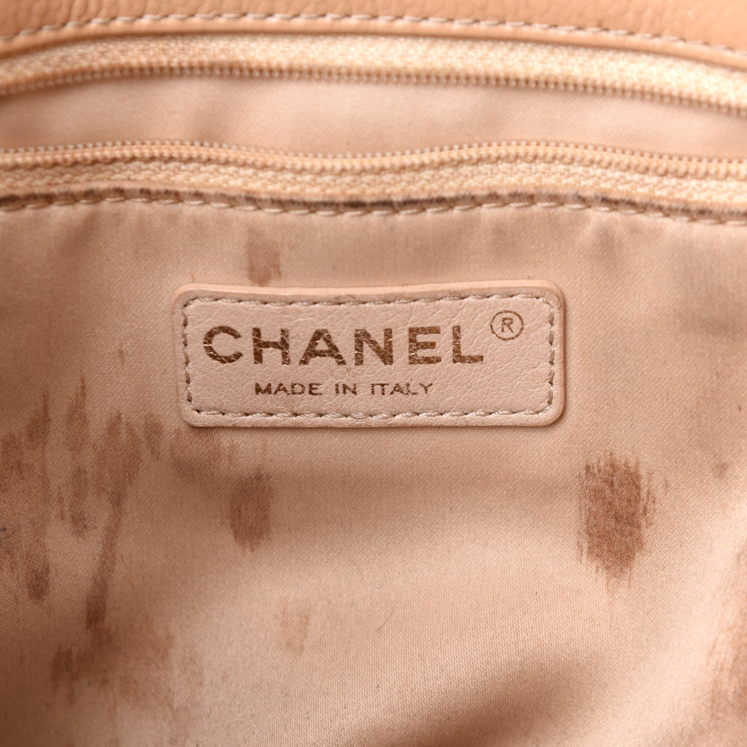 Chanel Caviar Quilted Grand Shopping Tote GST Beige Clair 5 of 11