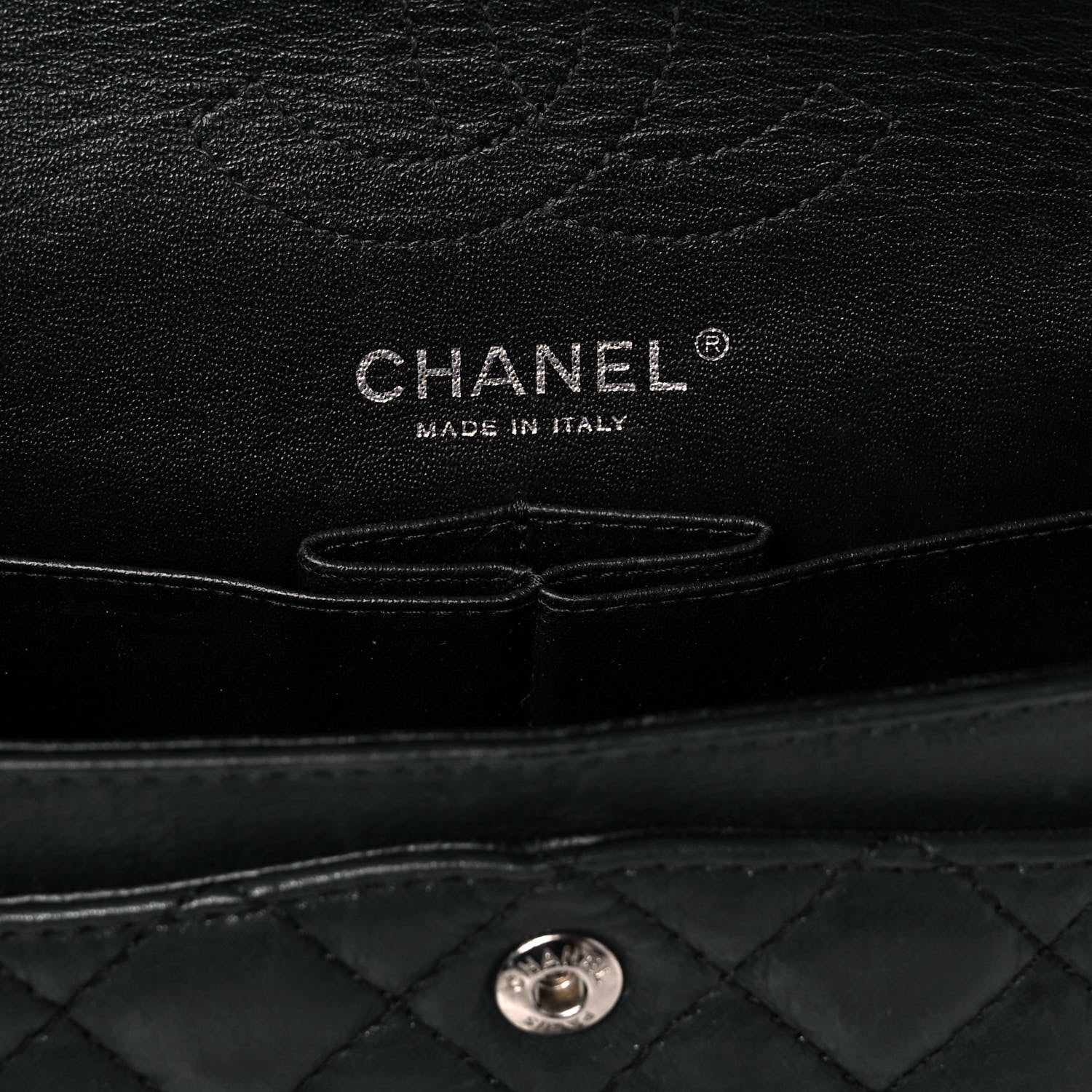 Chanel Iridescent Calfskin Quilted 2.55 Reissue 224 Flap Black 5 of 17