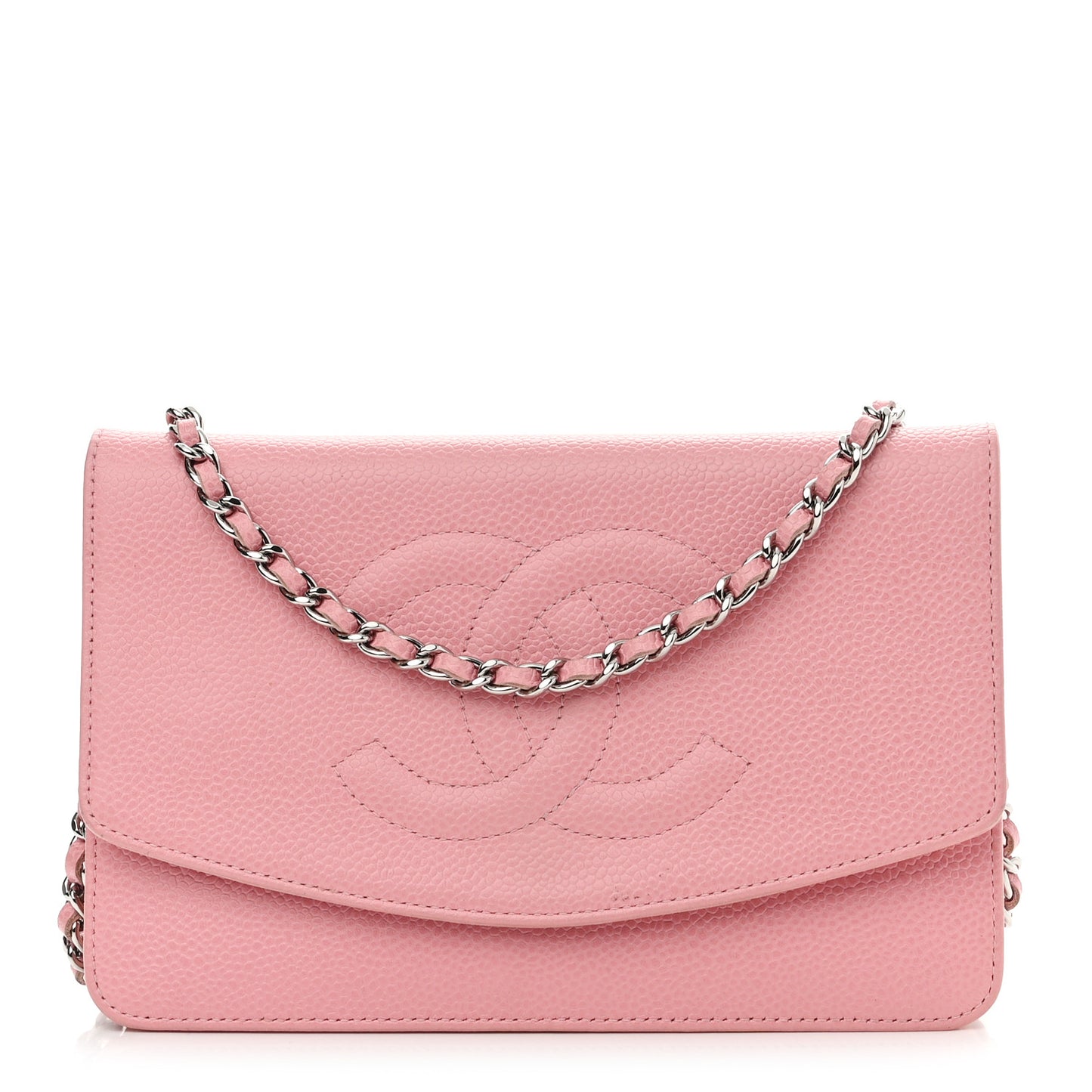 Caviar Timeless CC Wallet on Chain WOC Pink