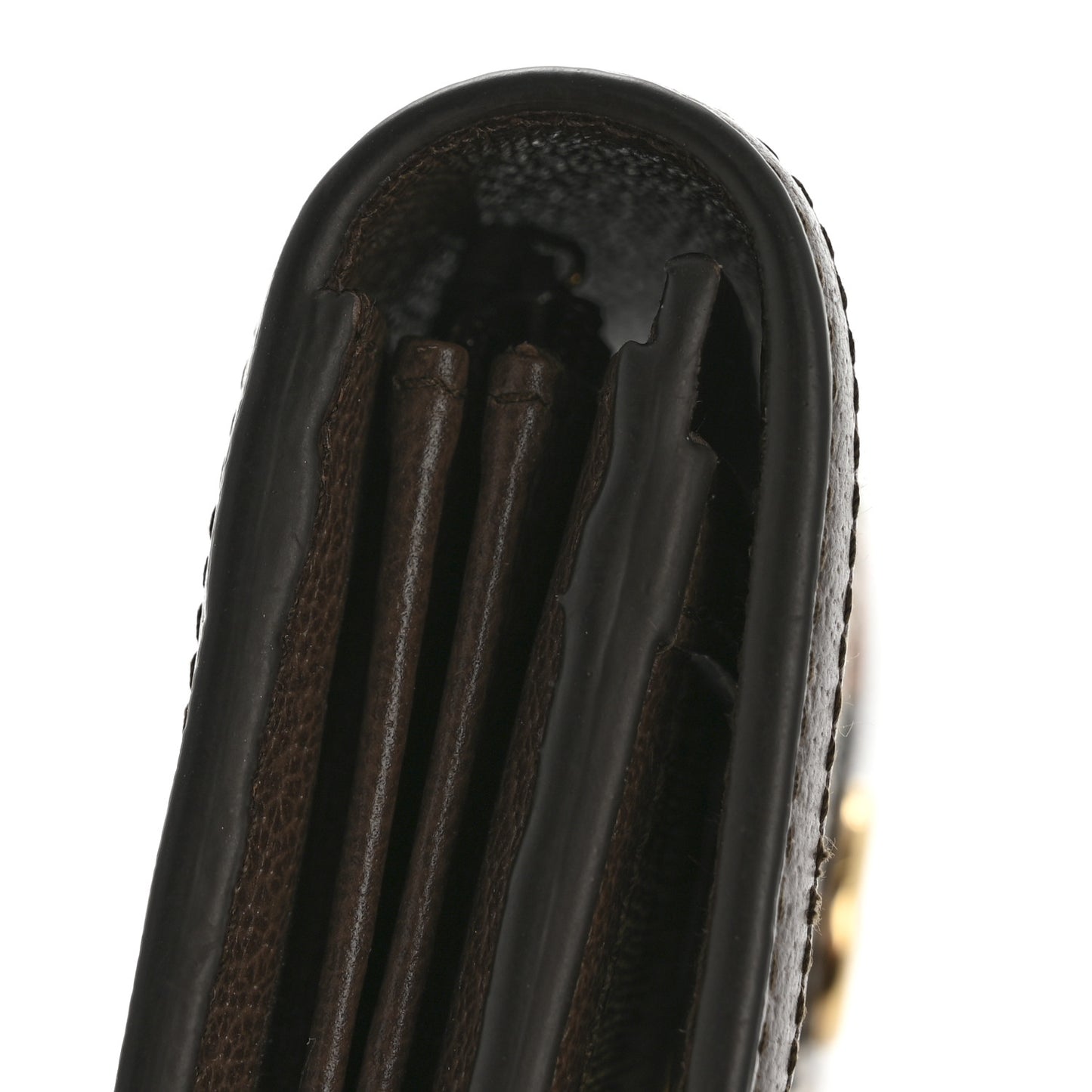 GG Supreme Monogram Web Ophidia Continental Wallet Brown