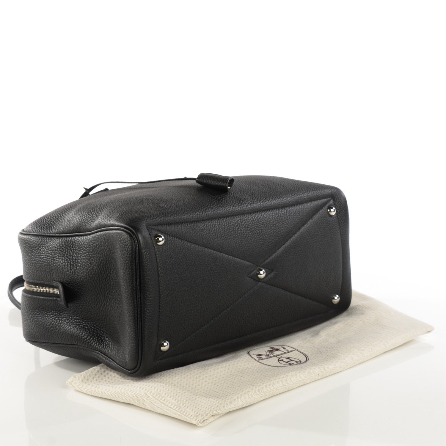 Hermes Taurillon Clemence Victoria II 35 Black 9 of 14
