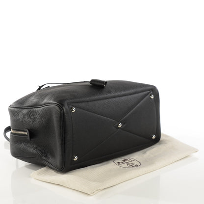 Hermes Taurillon Clemence Victoria II 35 Black 9 of 14