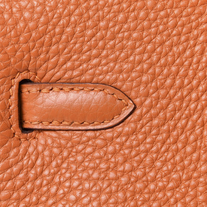 Hermes Togo Birkin 25 Orange 9 of 33
