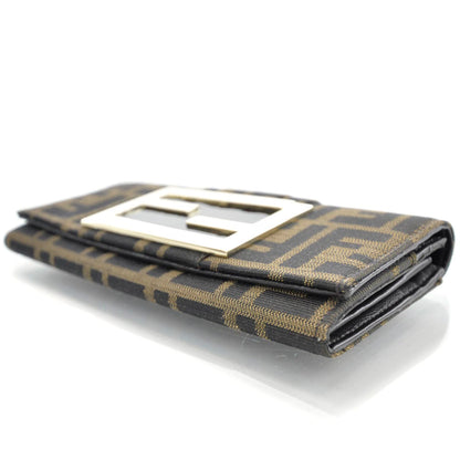 Fendi Zucca Mia Clutch Wallet Tobacco 3 of 10