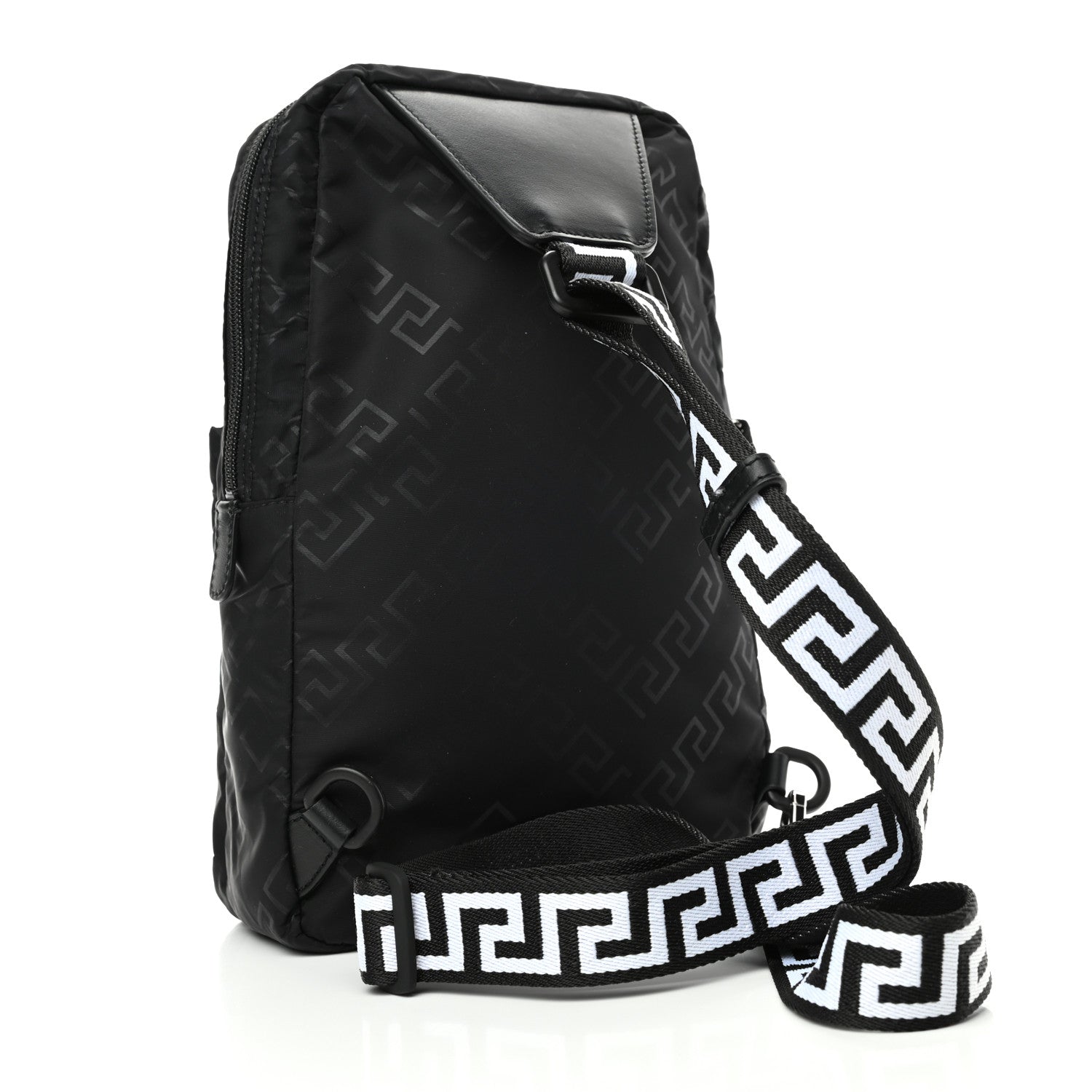 Versace Nylon Sling Bag Black 2 of 4