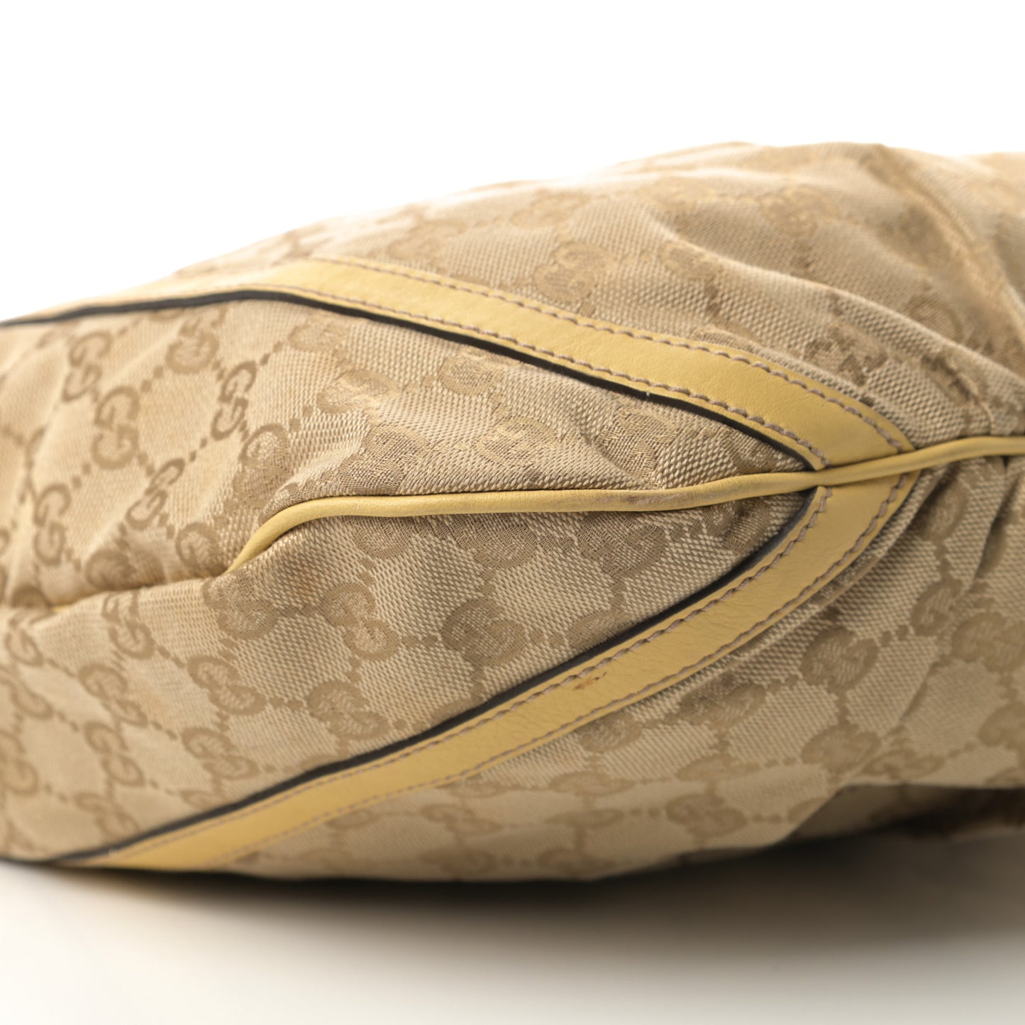 Monogram Large D Gold Ring Messenger Beige