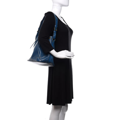 Louis Vuitton Epi Petit Noe Cyan 2 of 15