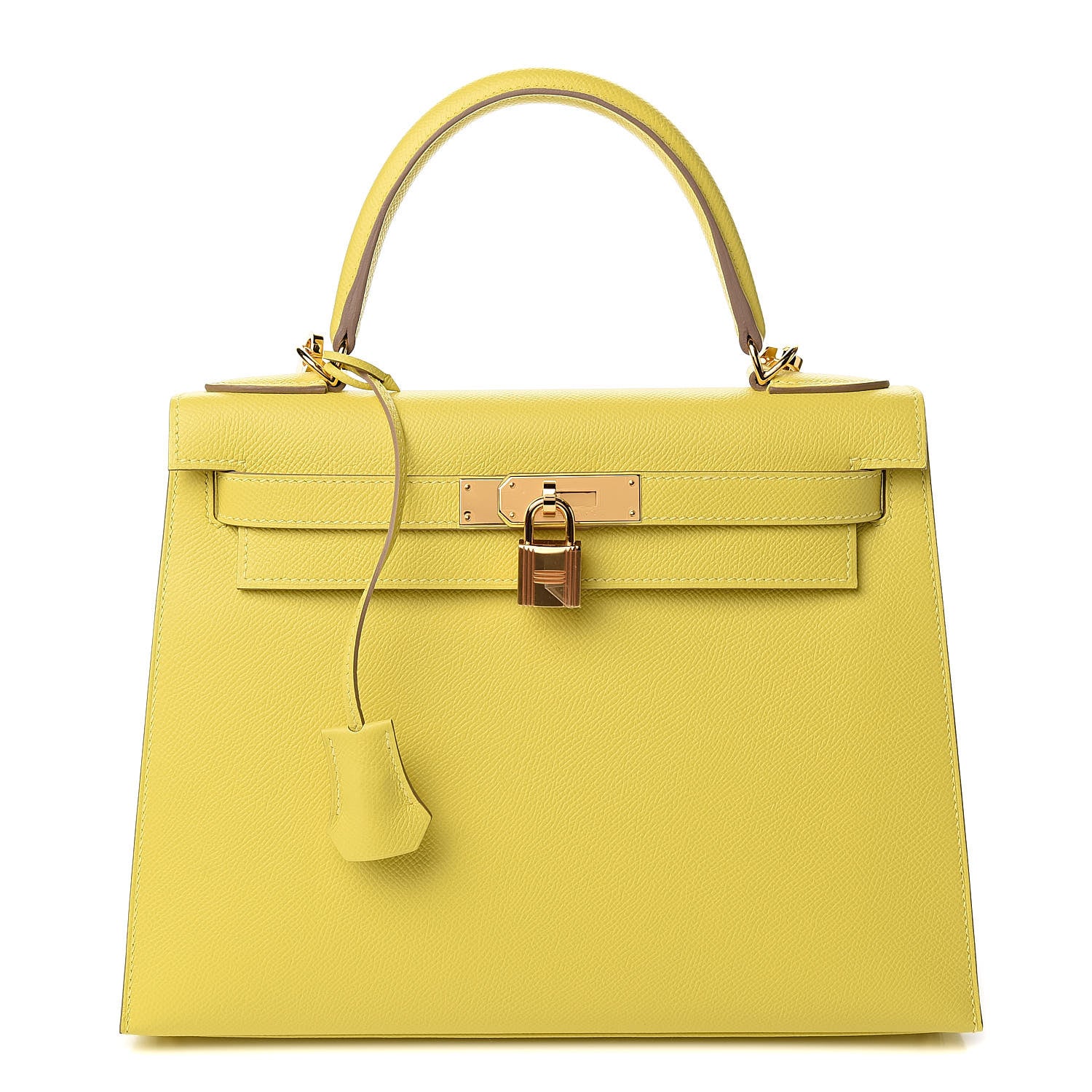 Hermes Epsom Kelly Sellier 28 Lime 1 of 36