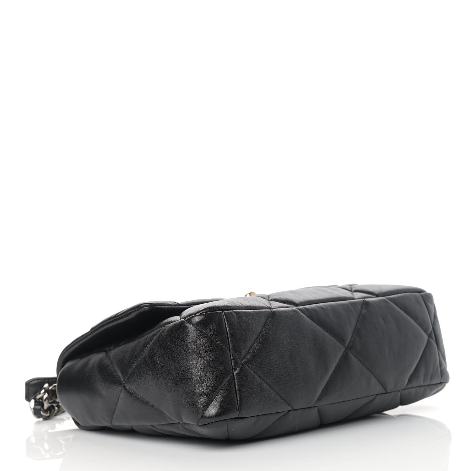 Chanel Lambskin Quilted Large Chanel 19 Flap Black 4 of 9