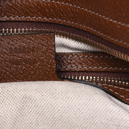 Gucci Monogram Medium Bree Zippered Tote Beige Tabacco 7 of 17