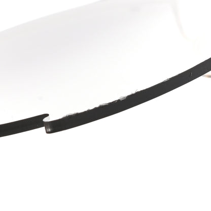 Louis Vuitton Bohemian Vuittony Square Sunglasses Z1233E Silver Mirror 9 of 10