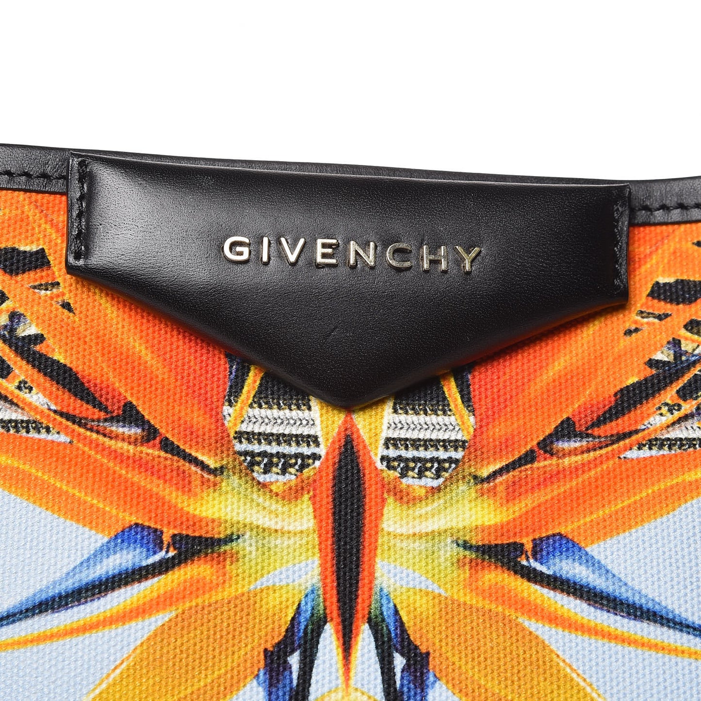 Canvas Birds Of Paradise Print Large Antigona Tote Multicolor