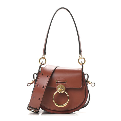 Chloe Calfskin Small Tess Bag Sepia Brown 1 of 11