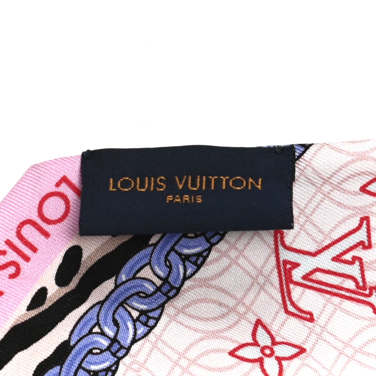 Silk Monogram Bubblegram BB Bandeau Blush