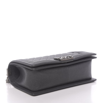 Chanel Caviar Quilted Medium Boy Flap Grey 4 of 11