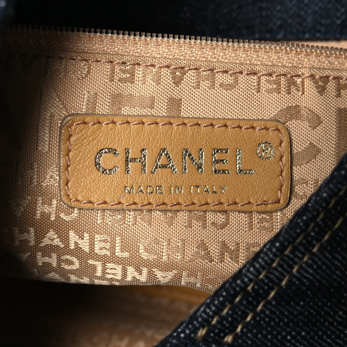Denim XL Coco Cabas Tote Blue