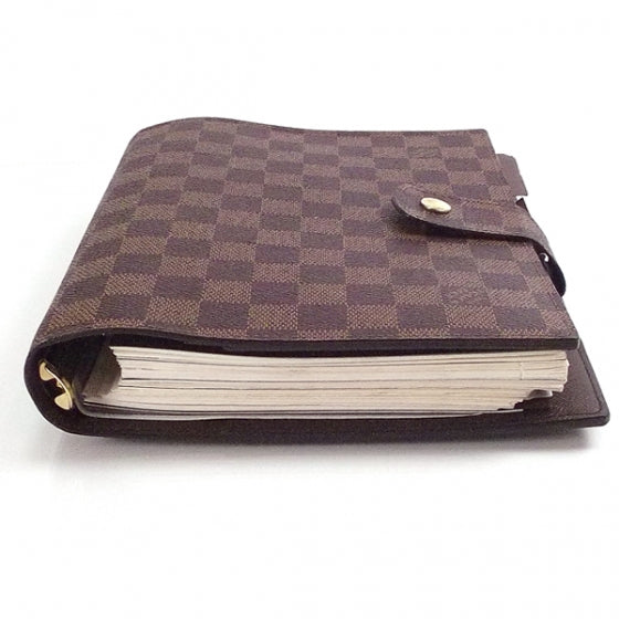 Louis Vuitton Damier Ebene Large Ring Agenda 4 of 9