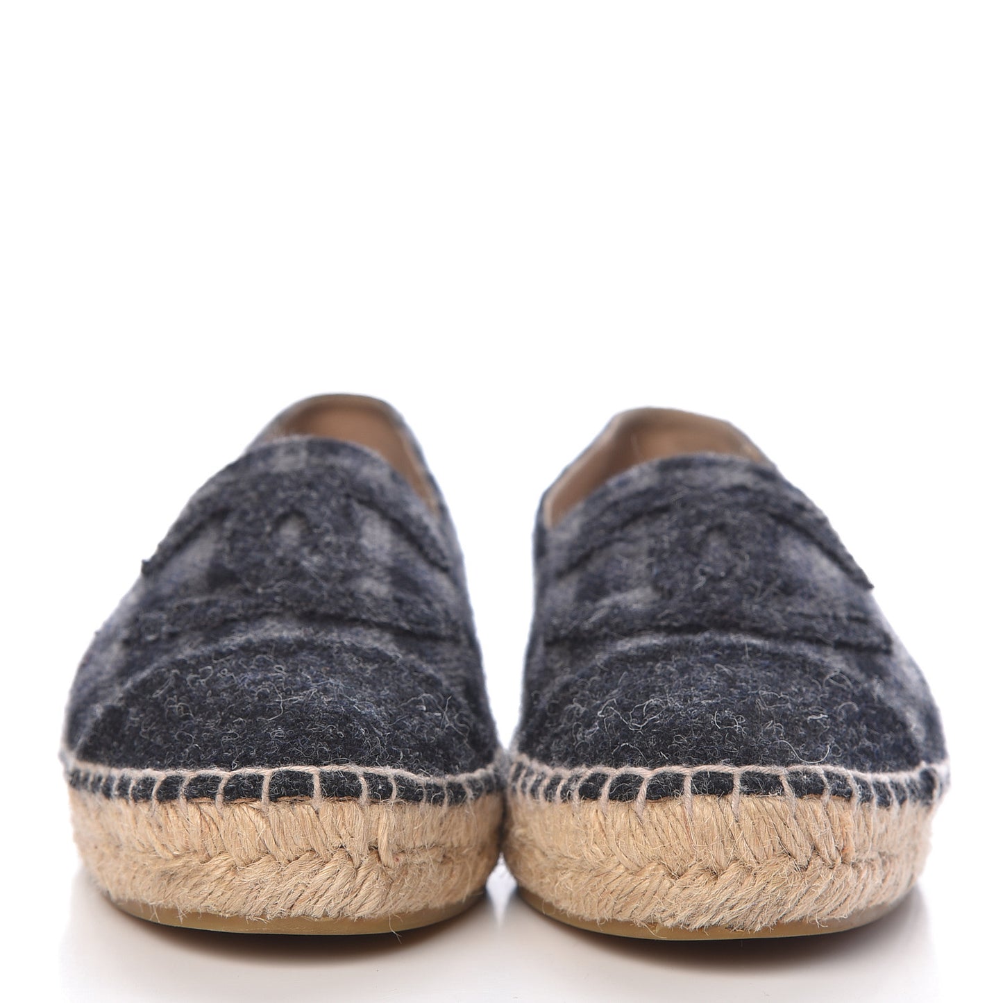 Flannel CC Espadrilles 38 Dark Grey Black