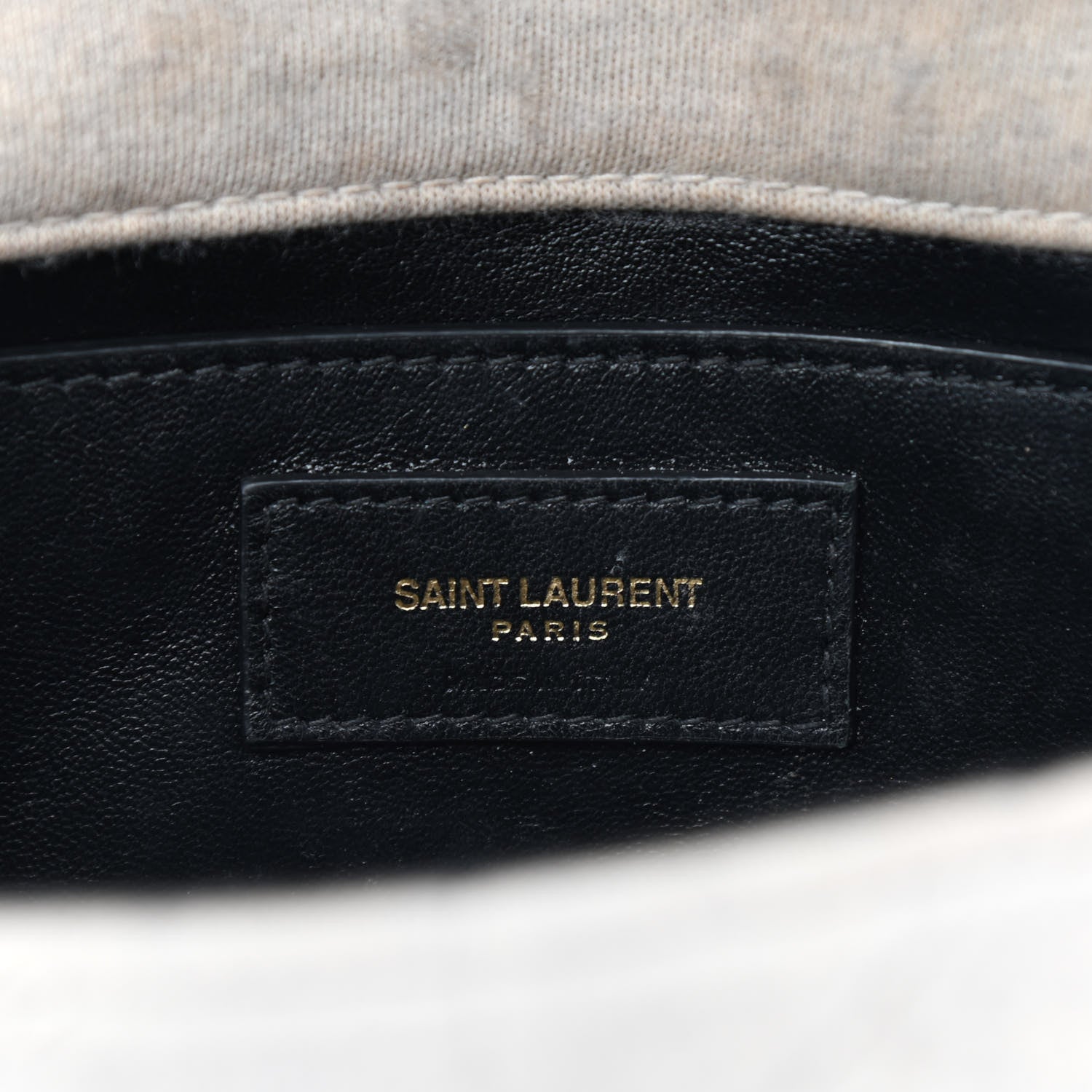 Saint Laurent Jersey Wool Patchwork Monogram Medium Jamie Grey 6 of 13