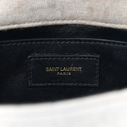 Saint Laurent Jersey Wool Patchwork Monogram Medium Jamie Grey 6 of 13