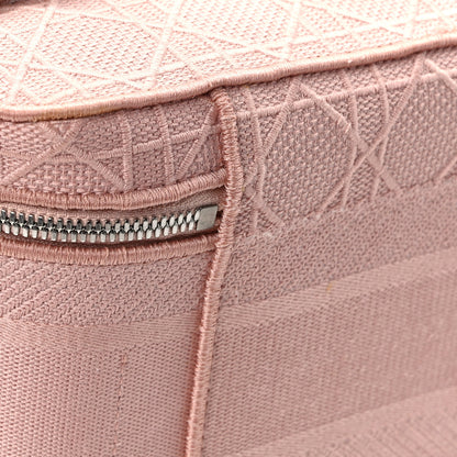Christian Dior Canvas Embroidered Cannage Diortravel Vanity Case Bois de Rose 12 of 12