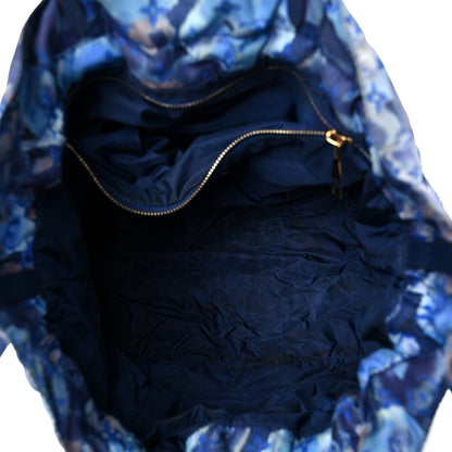 Louis Vuitton Nylon Monogram Ikat Noefull MM Grand Blue 5 of 28