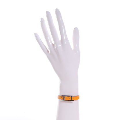 Hermes Epsom Reversible Behapi Simple Tour Bracelet Mango Blanc XS 2 of 5