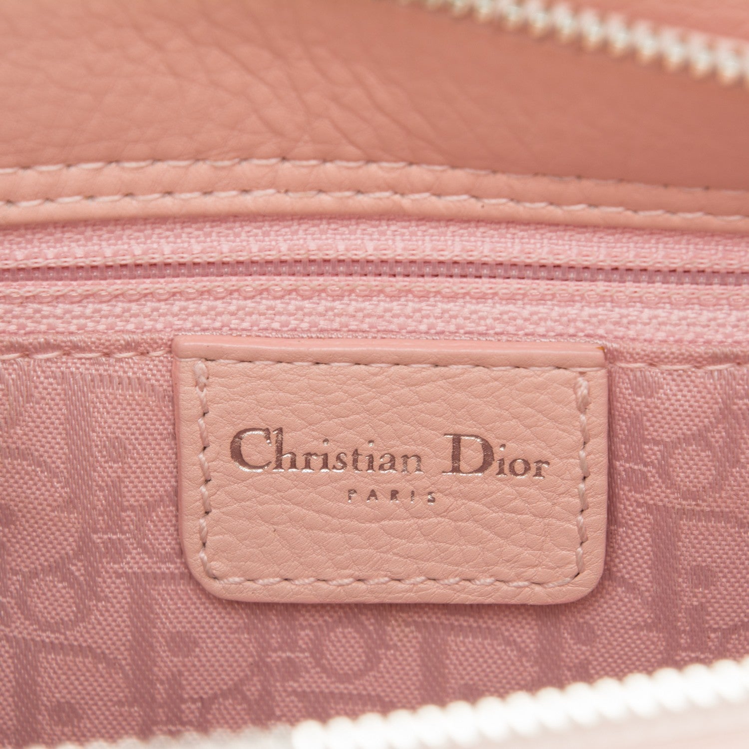 Christian Dior Calfskin Cannage Stitched East West Lady Dior Rose Clair 6 of 8