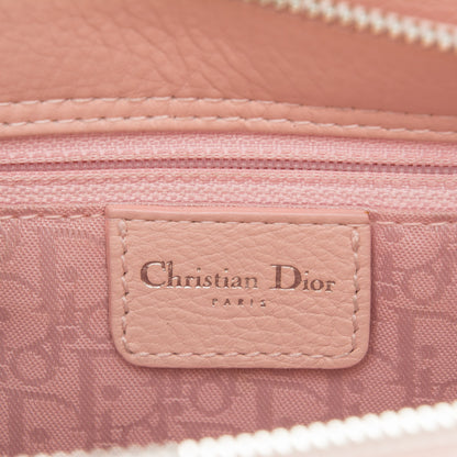 Christian Dior Calfskin Cannage Stitched East West Lady Dior Rose Clair 6 of 8
