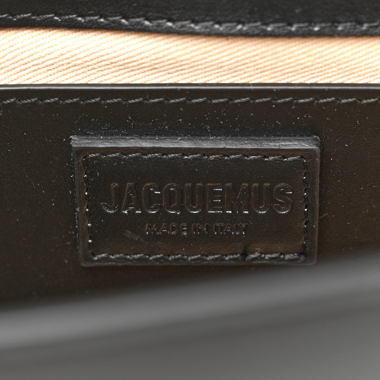 Jacquemus Smooth Calfskin Le Grand Bambino Black 6 of 11