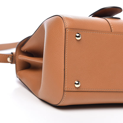Delvaux Grained Calfskin Mini Brillant Satchel Natural 8 of 10