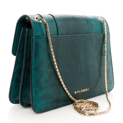 Bulgari Karung Serpenti Forever Crossbody Emerald Green 4 of 13