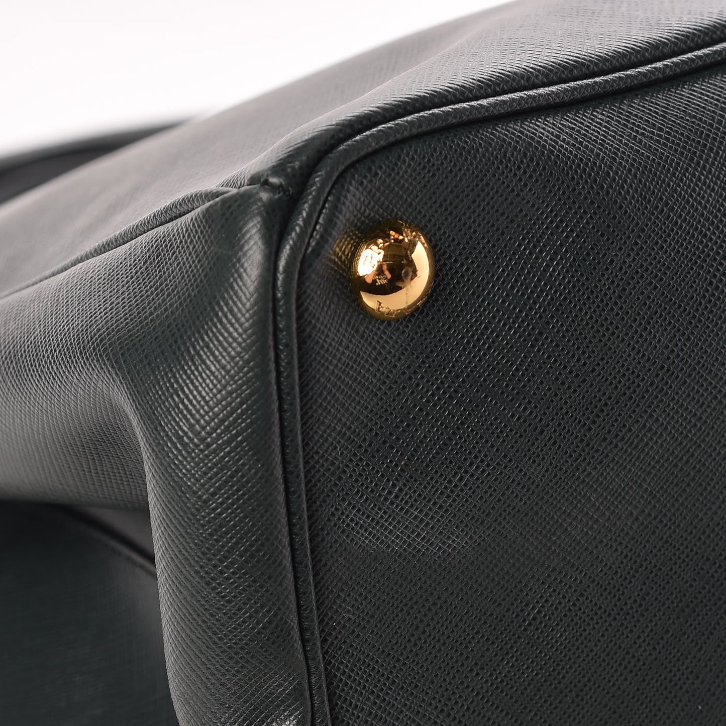 Saffiano Lux Extra Large Galleria Double Zip Tote Smeraldo