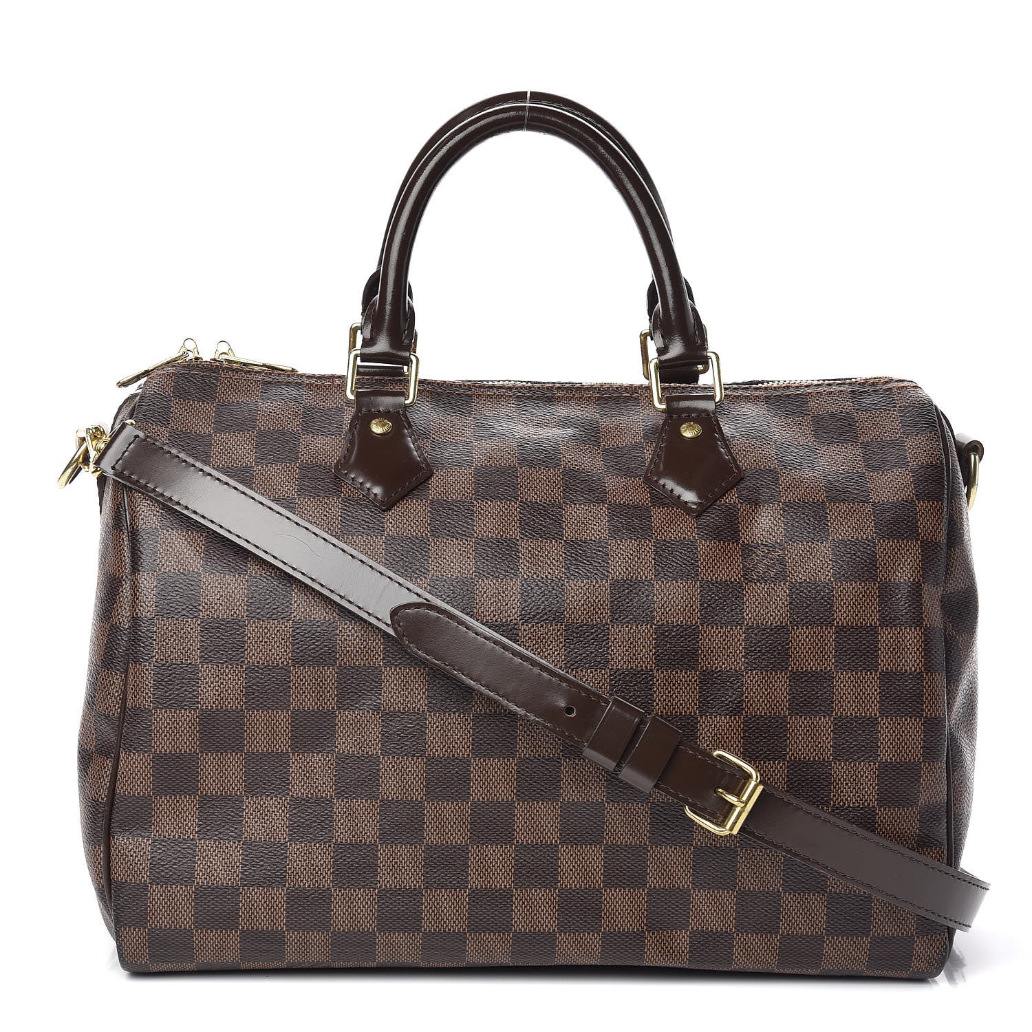 Louis Vuitton Damier Ebene Speedy Bandouliere 30 1 of 15