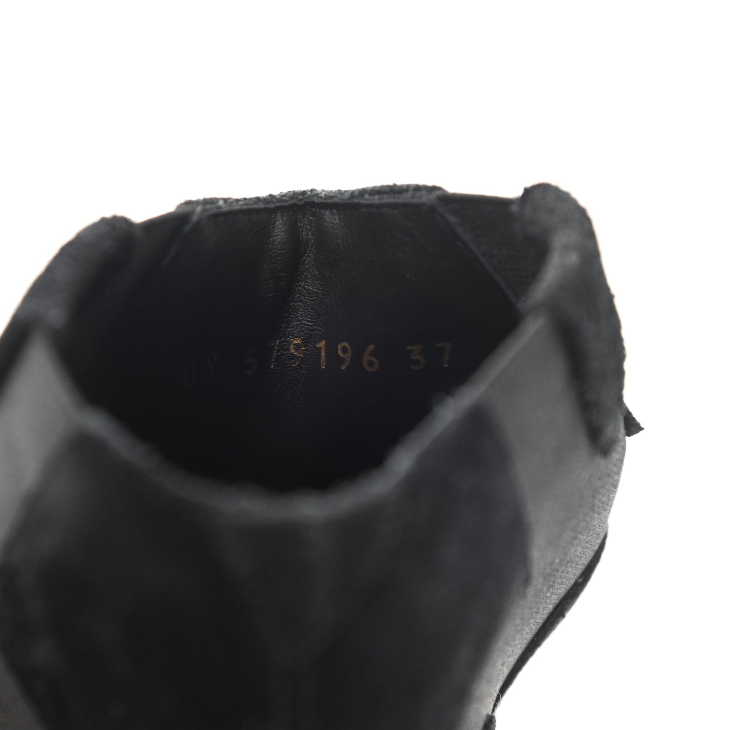 Saint Laurent Suede West 45 Chelsea Boots 37 Black 8 of 8