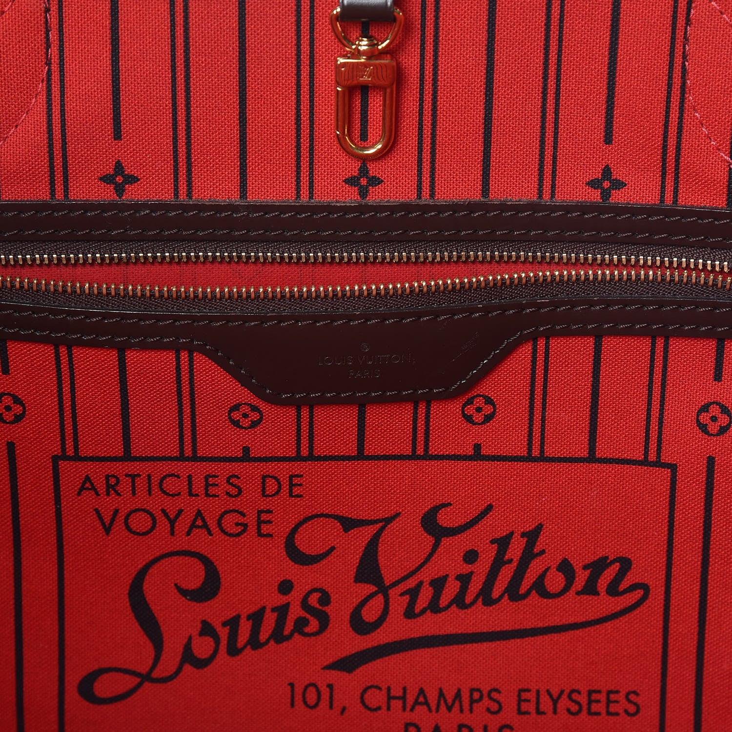 Louis Vuitton Damier Ebene Neverfull GM 6 of 15
