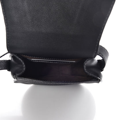 Chloe Calfskin Mini Marcie Round Crossbody Bag Black 5 of 11