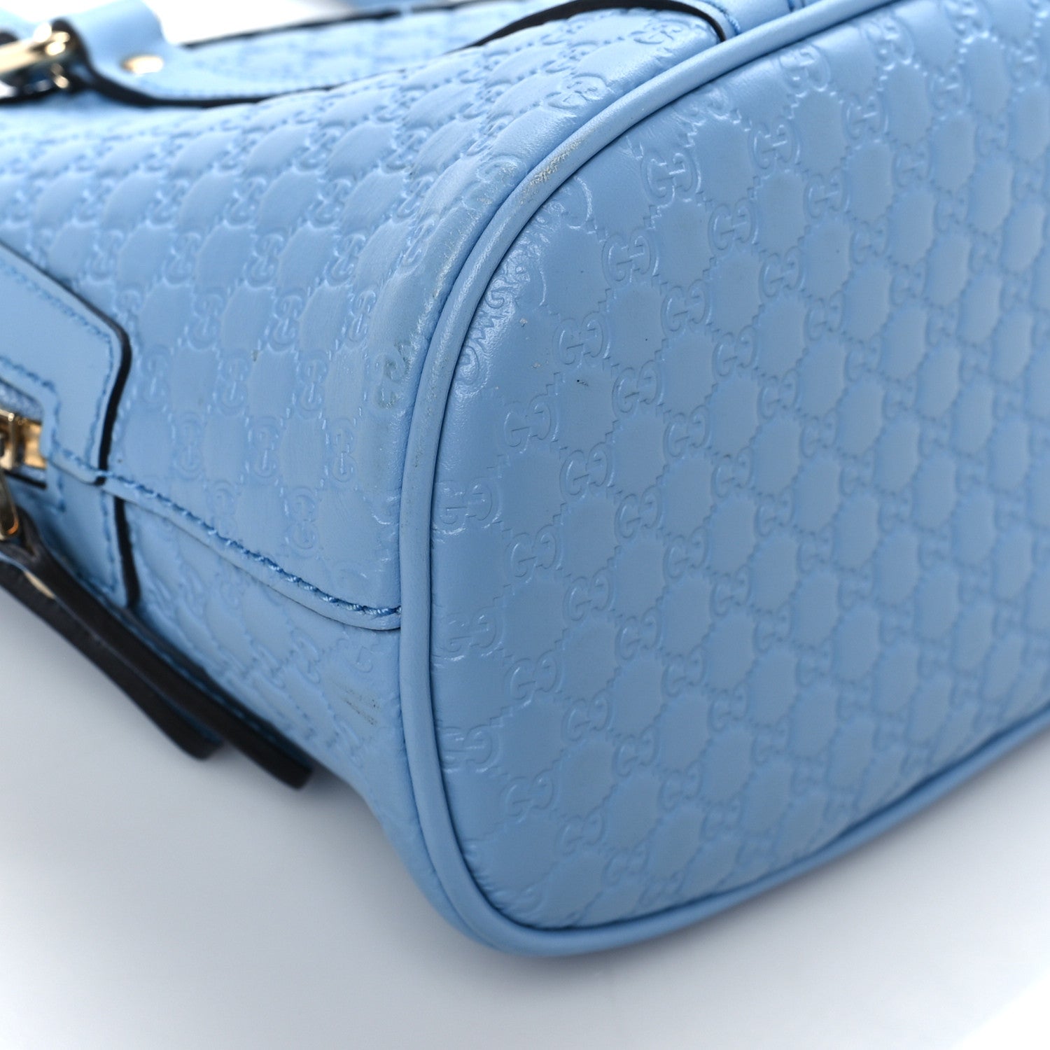 Gucci Microguccissima Mini Dome Bag Mineral Blue 10 of 11