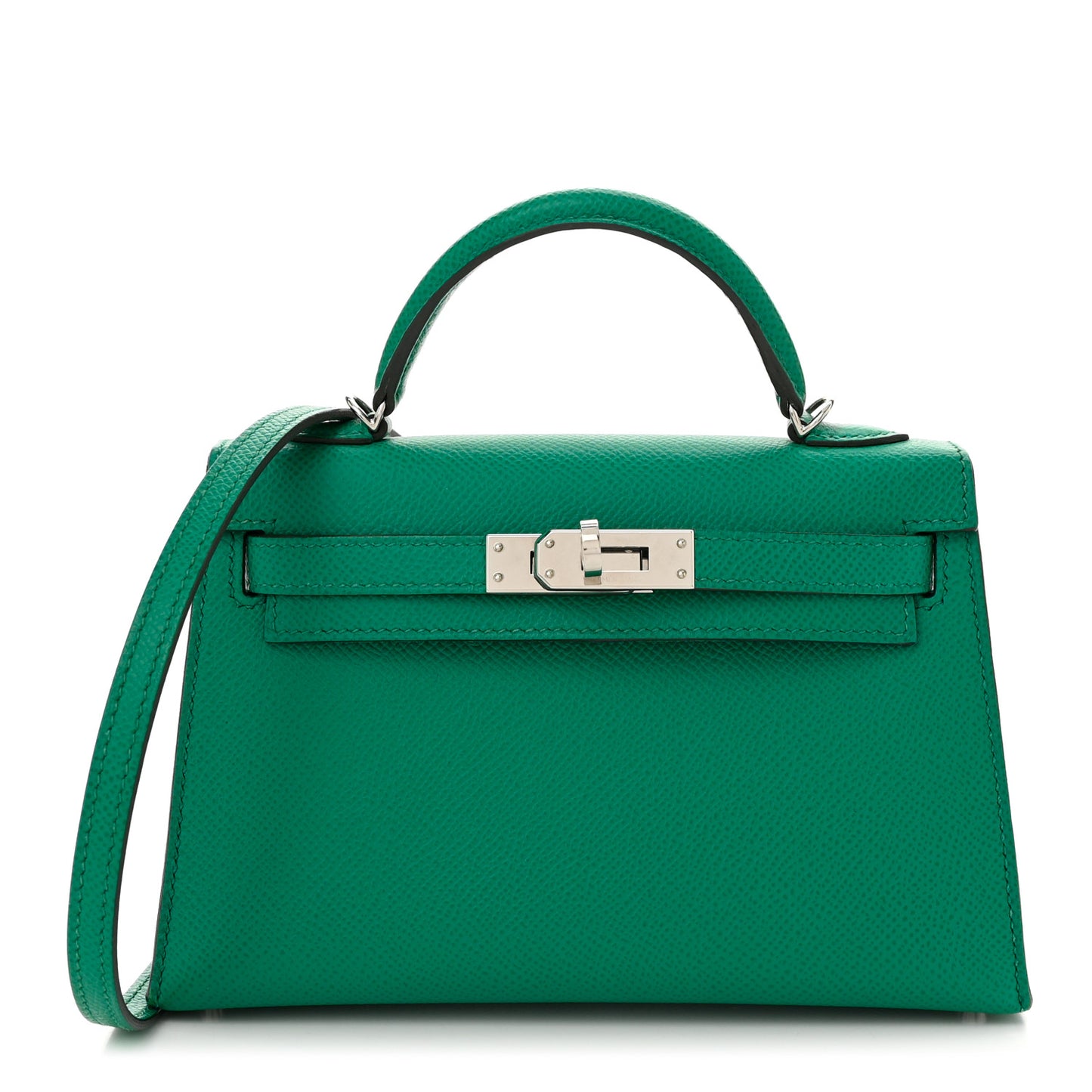 Epsom Mini Kelly Sellier 20 Vert Jade