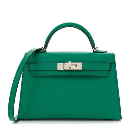 Hermes Epsom Mini Kelly Sellier 20 Vert Jade 1 of 11