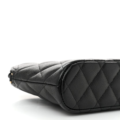 Chanel Caviar Quilted Classic Clutch with Chain Black 9 of 11