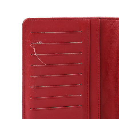 Chanel Patent Quilted Brilliant Yen Wallet Red 9 of 10
