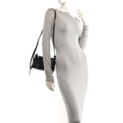 Fendi Cuoio Romano Selleria Sintetica Tape Stitch Mini By The Way Boston Bag Black 2 of 10