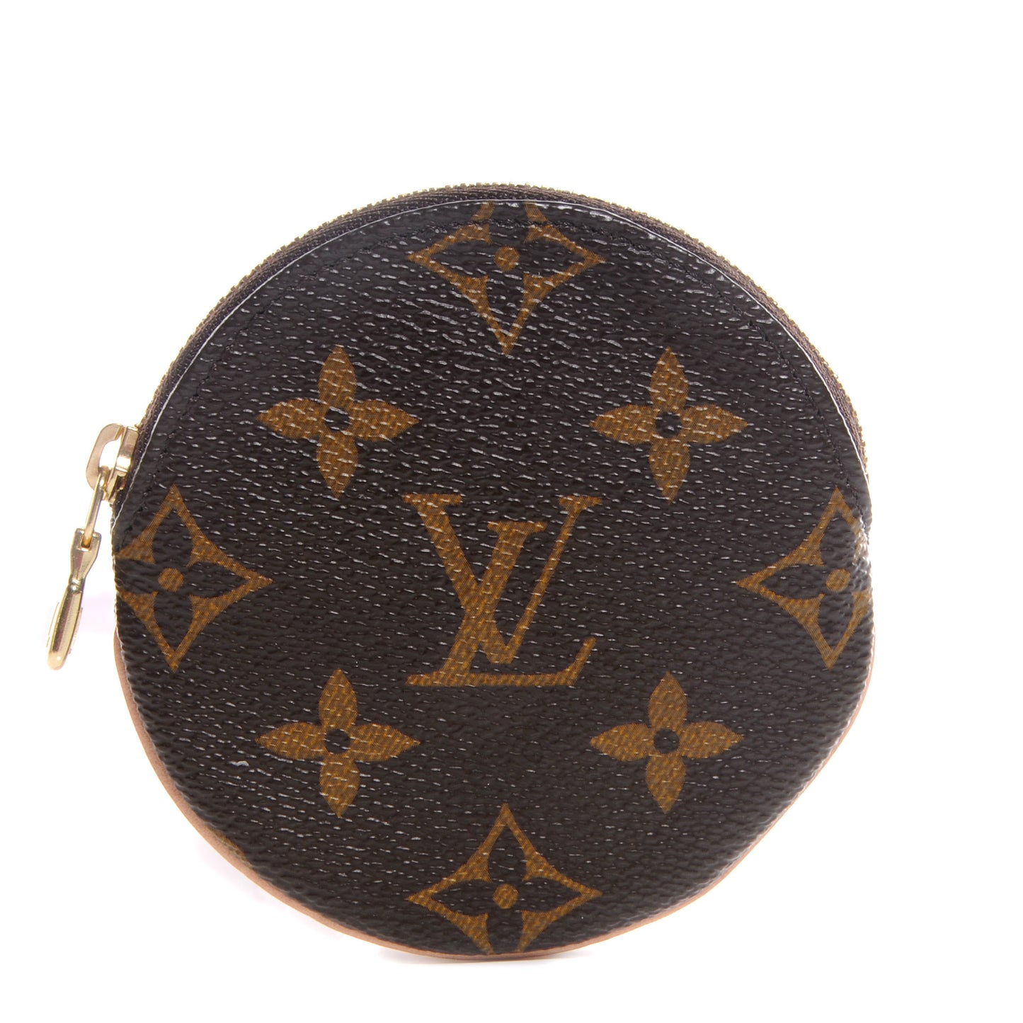 Monogram Round Coin Purse