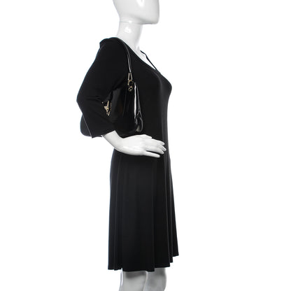 Gucci Polished Calfskin Small Hobo Black 2 of 12