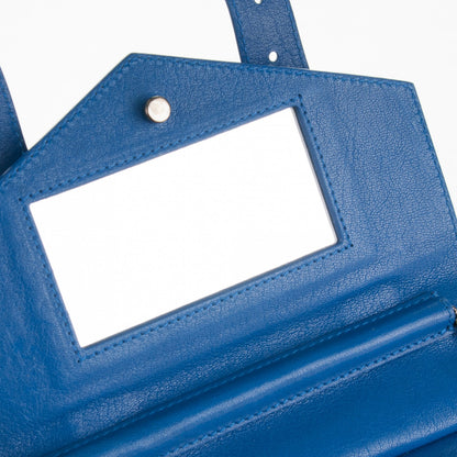 Proenza Schouler Lambskin Large PS1 Chain Wallet Royal Blue 6 of 7
