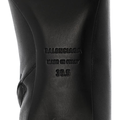 Balenciaga Sheepskin Typo Ankle Booties 35.5 Black 17 of 21