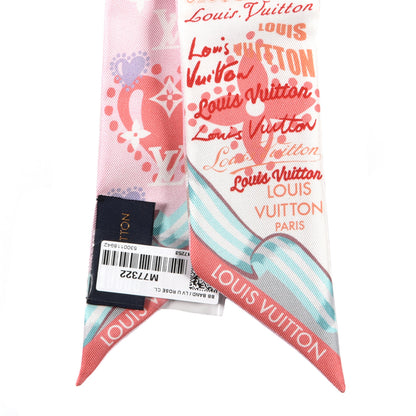 Louis Vuitton Silk Monogram I LV U BB Bandeau Rose 2 of 3